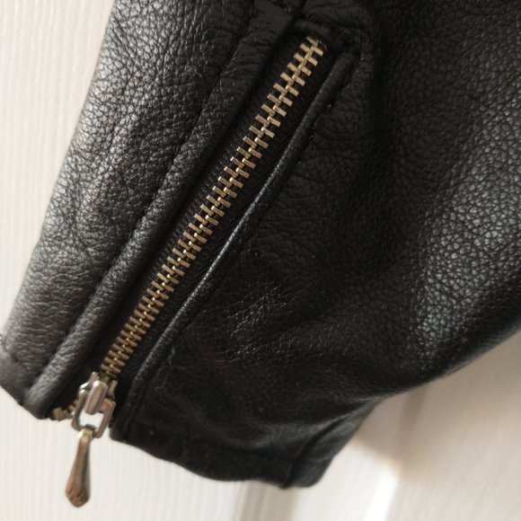 Black Harley Davidson Size XL W (Wide) Leather Jacket - Picture 9 of 16